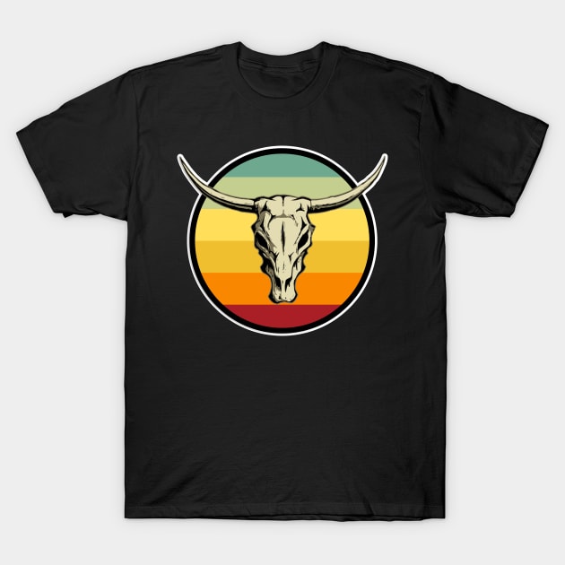 LONGHORN SKELETON birthday gift Texas Sunshine T-Shirt by GBDesigner